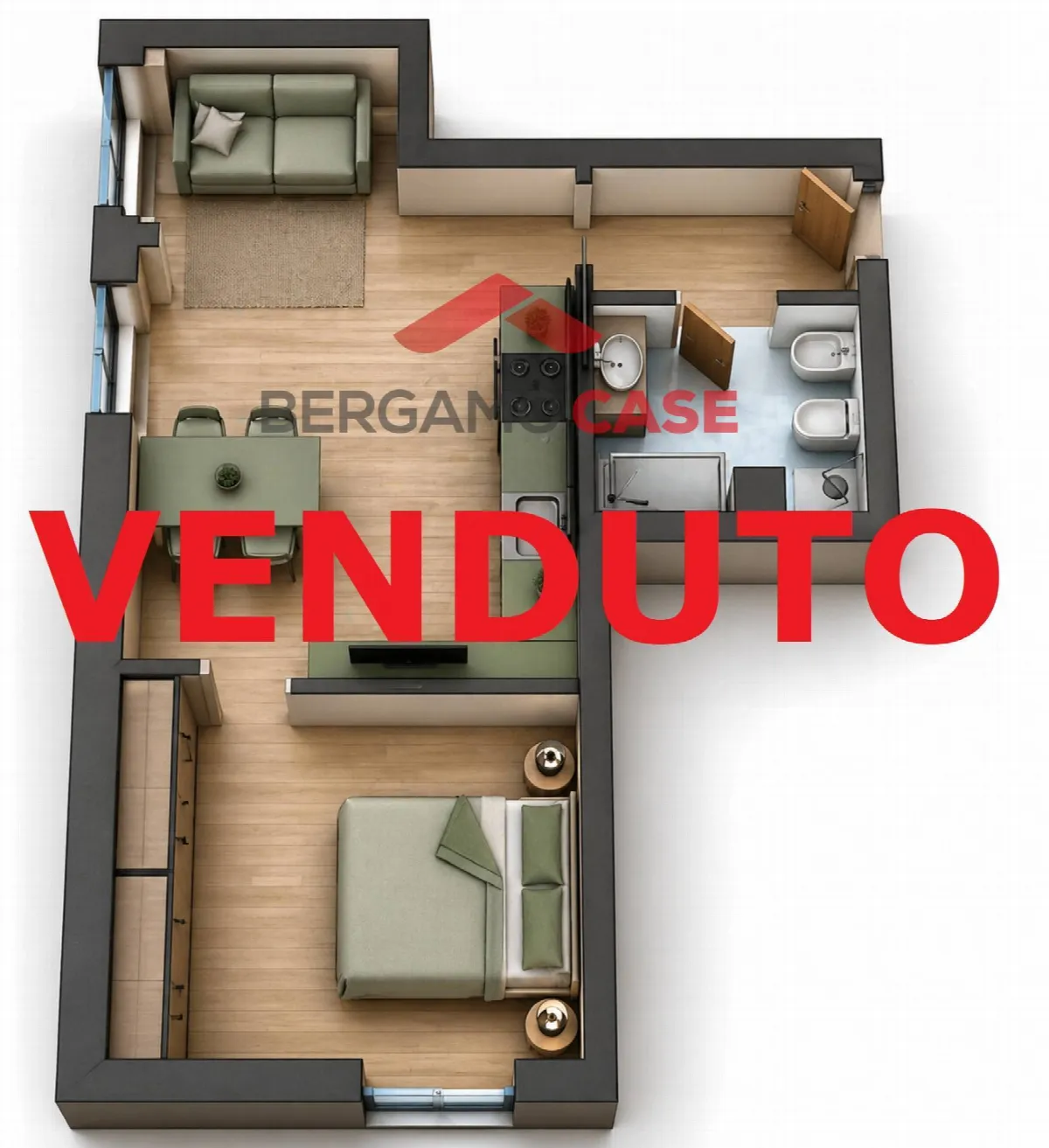 Bilocale in vendita a Bergamo - foto 1