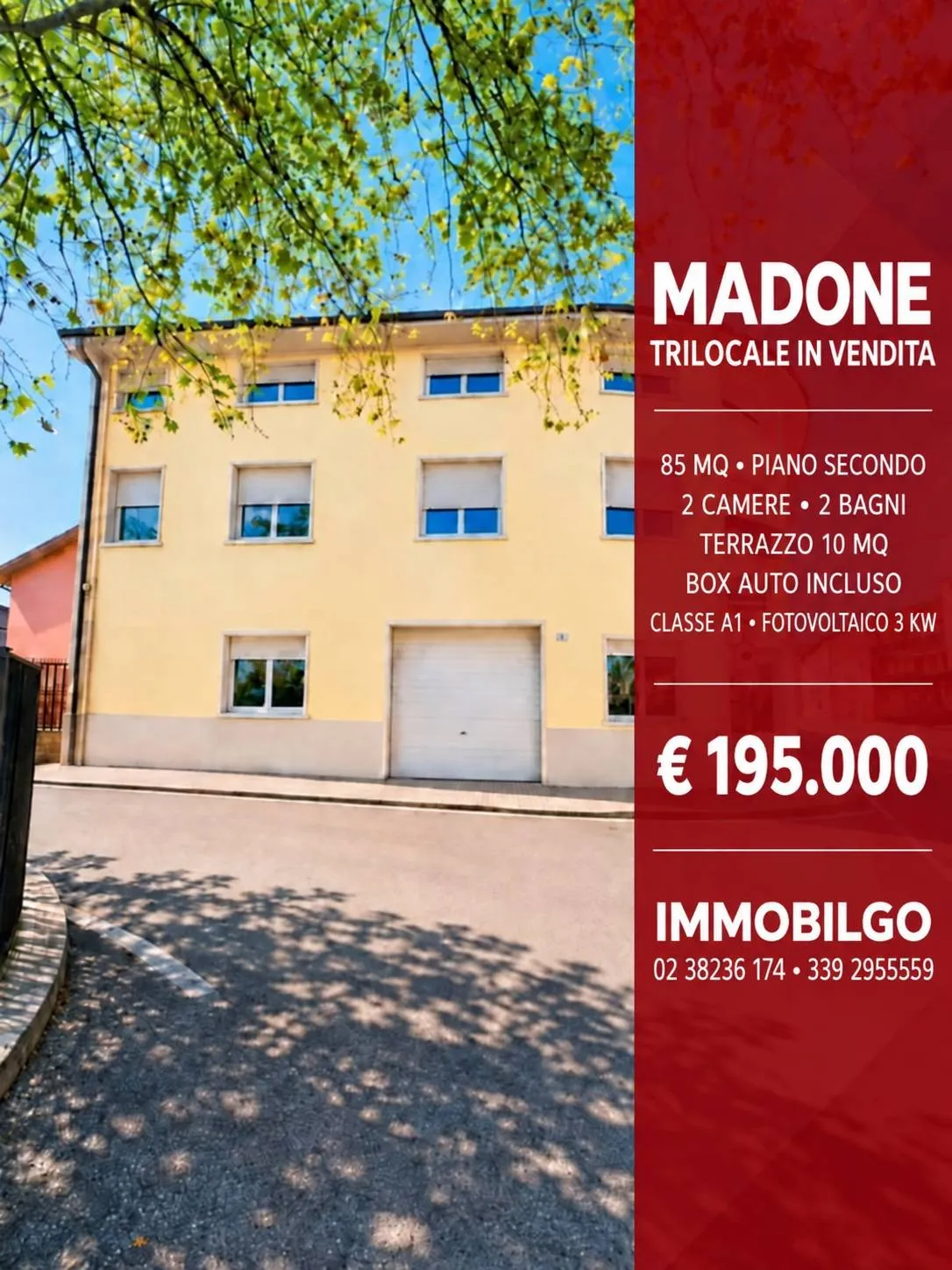 Trilocale in vendita a Madone - foto 1