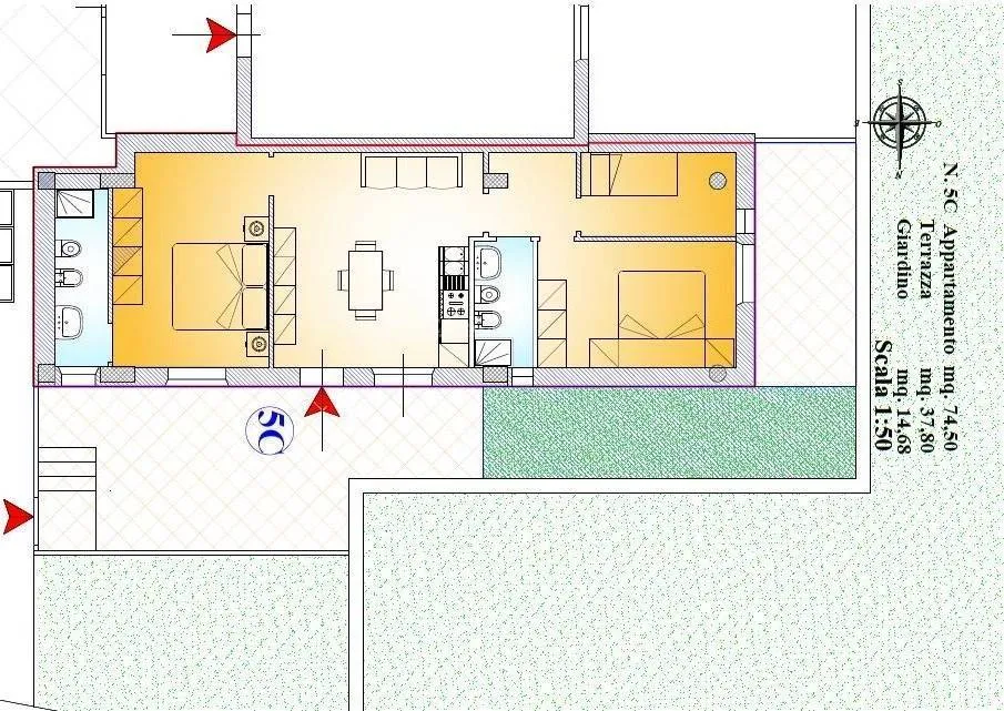 Appartamento in vendita a Martinsicuro, Villarosa - mare - foto 3