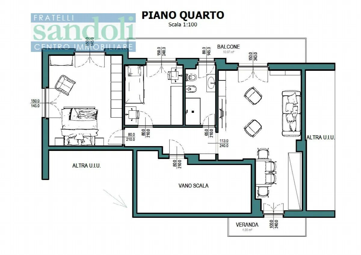 Appartamento in vendita a Vercelli, Porta Casale - foto 9