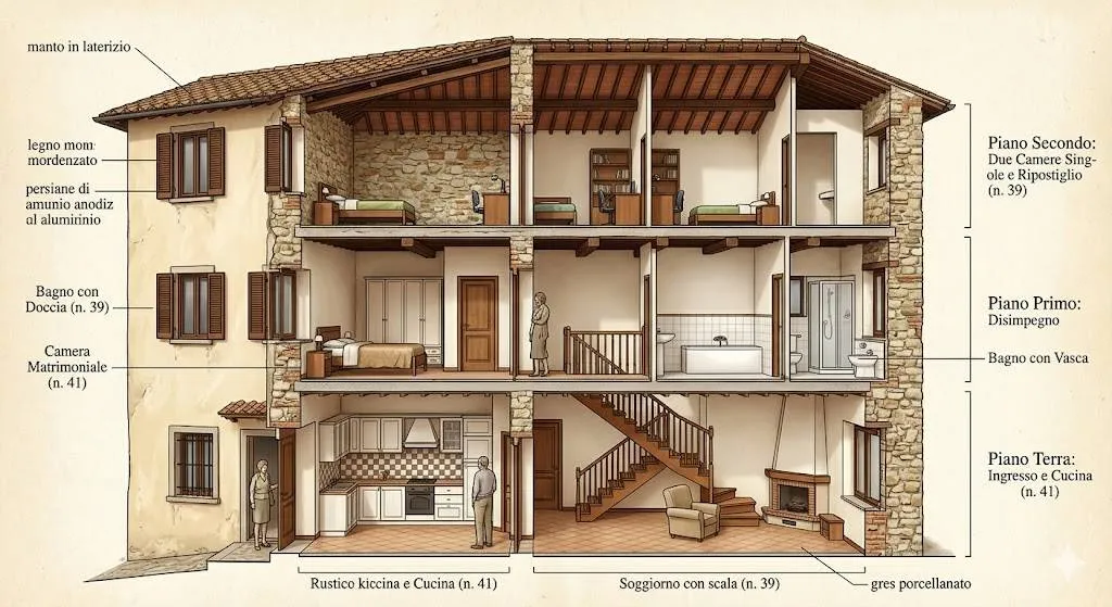 Appartamento in vendita a Vicopisano, Lugnano - foto 1