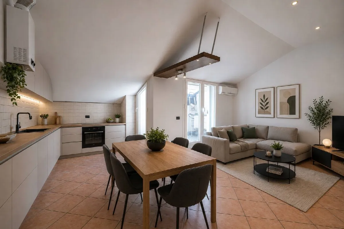 Attico/Mansarda in vendita a Bergamo, Grumellina - foto 1