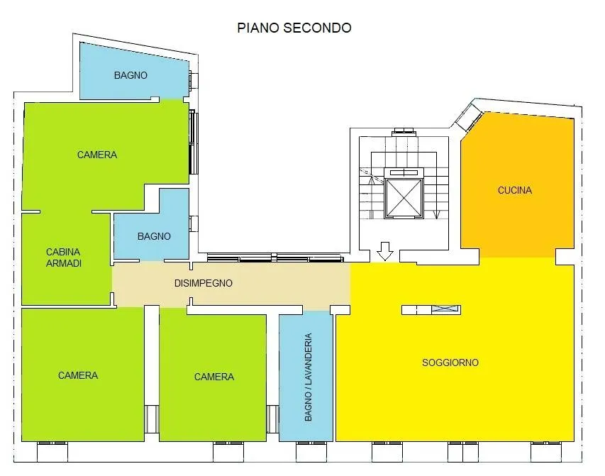 Appartamento in vendita a Piacenza, Centro storico - foto 2
