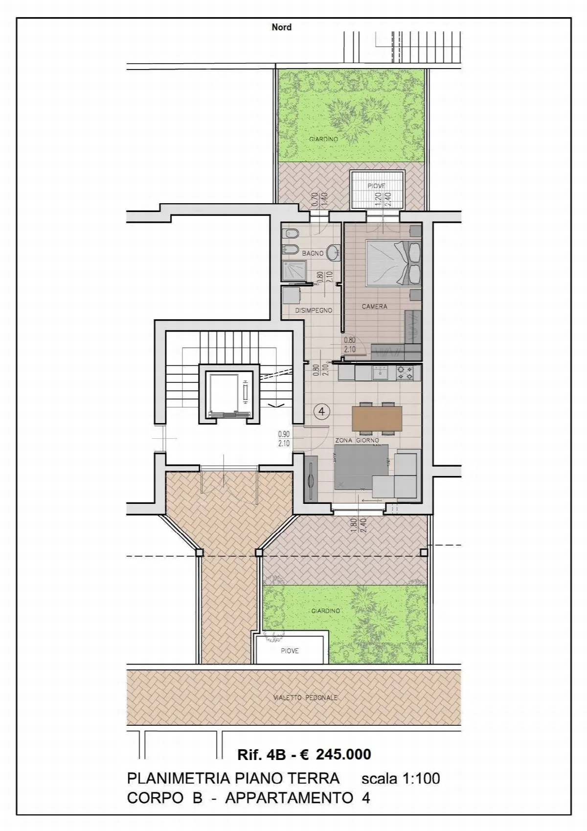 Appartamento in vendita a Brugherio, San Damiano - foto 5