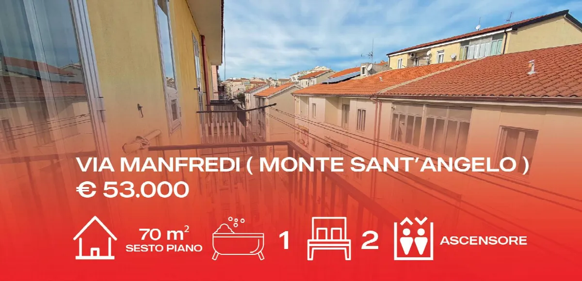 Appartamento in vendita a Monte Sant'Angelo, monte sant'angelo - foto 1