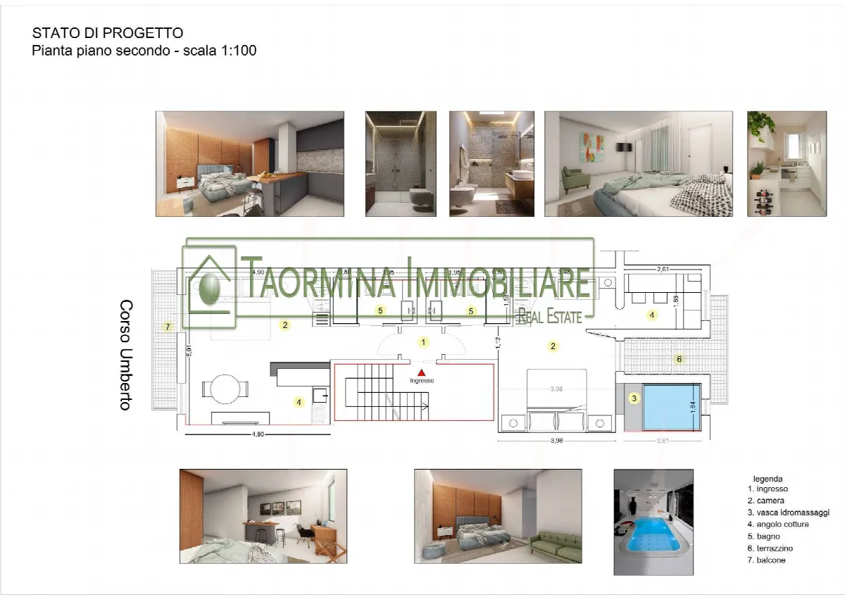 Appartamento in vendita a Taormina, Centro - foto 6
