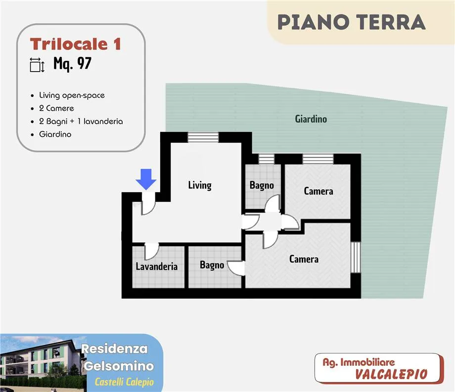 Appartamento in vendita a Castelli Calepio - TAGLIUNO - foto 4