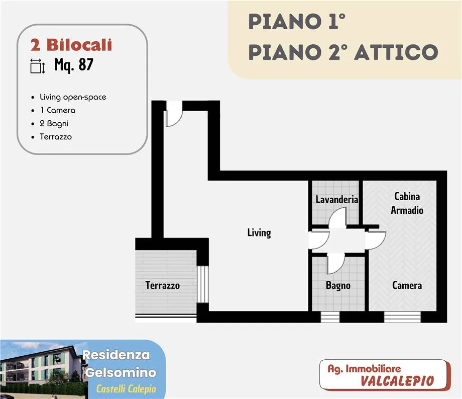 Appartamento in vendita a Castelli Calepio - TAGLIUNO - foto 4
