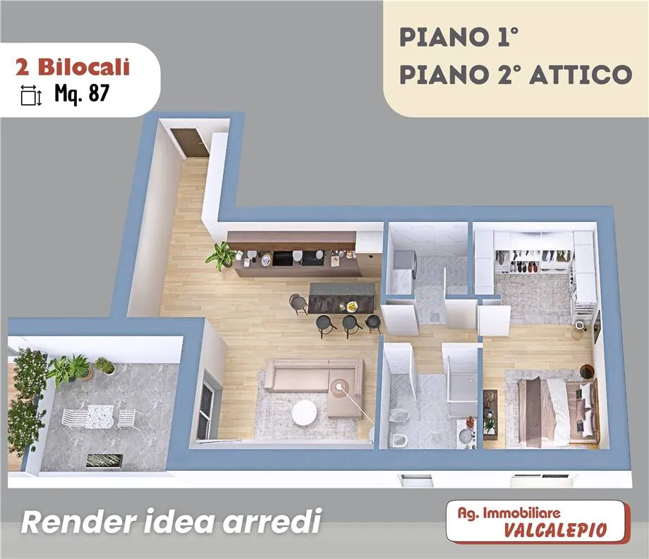 Appartamento in vendita a Castelli Calepio - TAGLIUNO - foto 5