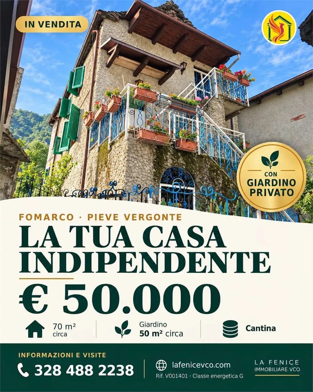 Casa indipendente in vendita a Pieve Vergonte - foto 1